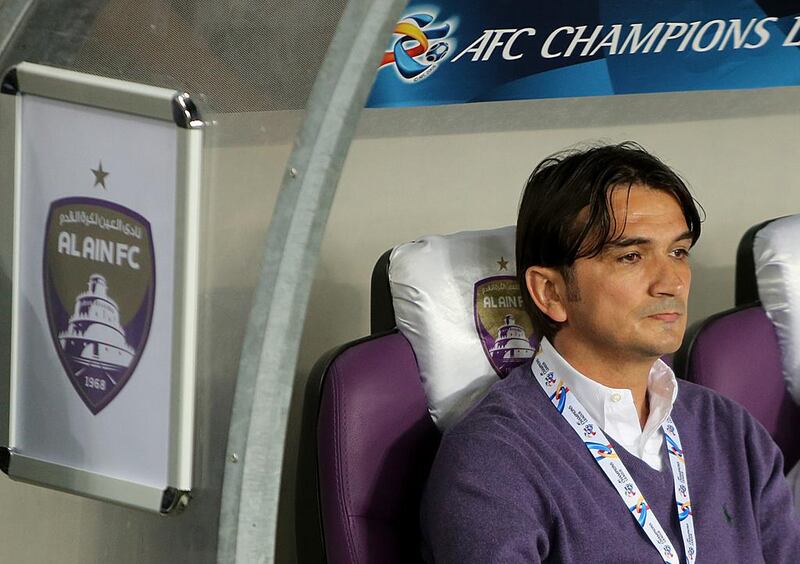 Al Ain manager Zlatko Dalic has won the President's Cup and kept his club undefeated in Asian Champions League play since taking over for Quique Sanchez Flores last season. Satish Kumar / The National 