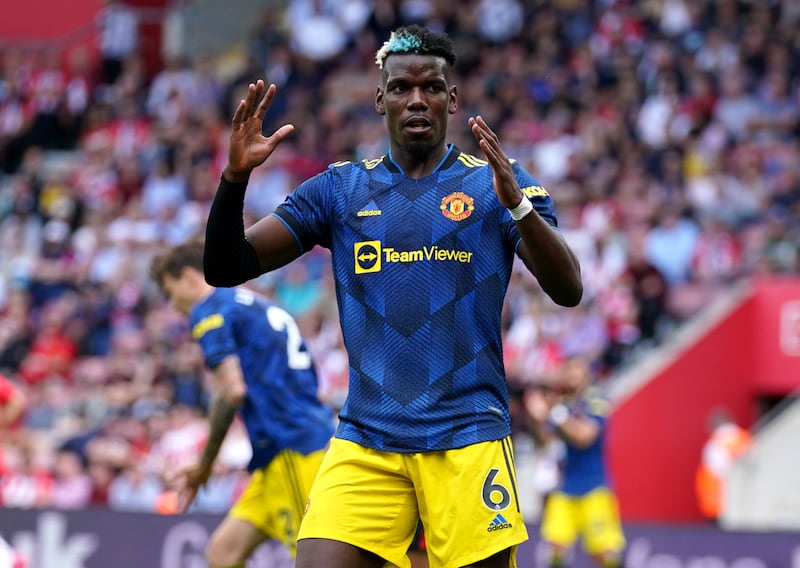 Paul Pogba - 7: Looping effort hit crossbar in seventh minute. Should have kept a 12th-minute Shaw free-kick down. Splendid pass to Martial in first half and again in the build-up to Greenwood’s equaliser. Shot wide himself after dazzling with footwork. Playing well. Booked after 90. PA
