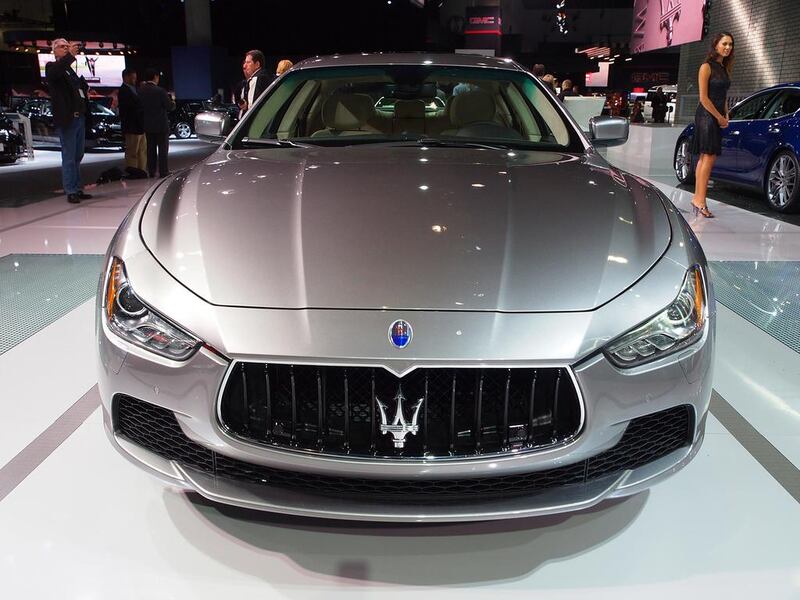 A Maserati Ghibli. The car maker enjoyed its best ever year for sales in China last year. Courtesy Newspress