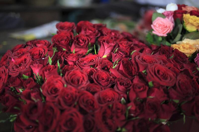 Crawford Market's section for flowers is a feast for the eyes. Subhash Sharma for The National