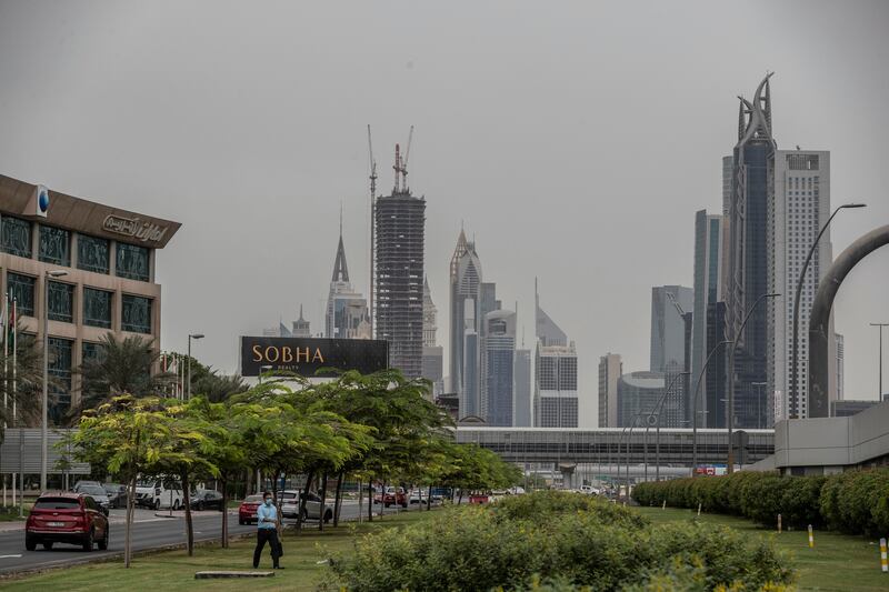 Expo 2020 Dubai officials said they were monitoring Cyclone Shaheen's approach. Antonie Robertson / The National