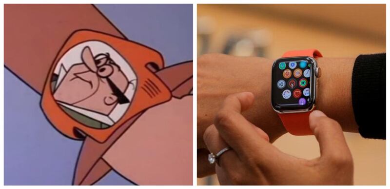 Smartwatches: George Jetson’s video-watch was his nagging boss's, Cosmo Spacely’s, preferred way of reaching him. And these days we have Apple watches and various other timepieces that make us contactable 24 hours a day. Reuters, Hanna-Barbera Productions