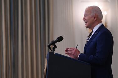 US President Joe Biden said Covid-19 'remains a serious and deadly threat', as he urged unvaccinated Americans to get inoculated. AFP