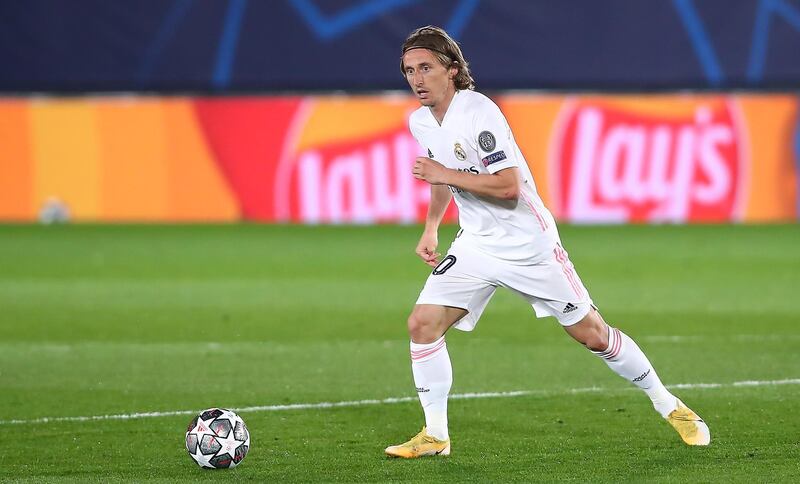Luka Modric - 7: The Croat set the tempo from deep in the midfield. He provided the pass for the third goal and his class was obvious throughout. Getty