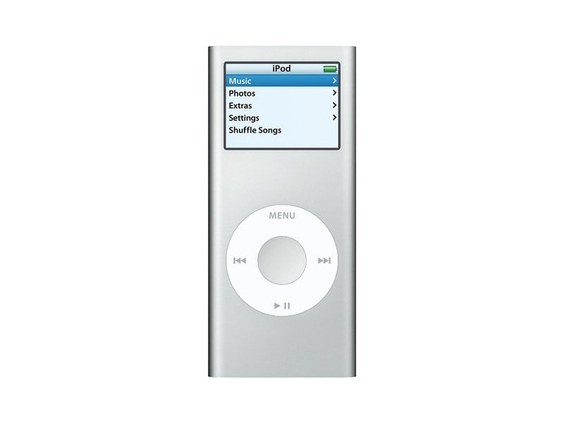 The Apple Nano iPod 2nd generation was released September 12, 2006. More colour options were added, plus an 8GB version for $249. Photo: Apple