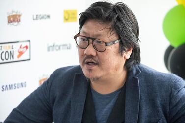 Mancunian actor Benedict Wong at MEFCC 2019 at the Dubai World Trade Centre. Antonie Robertson / The National