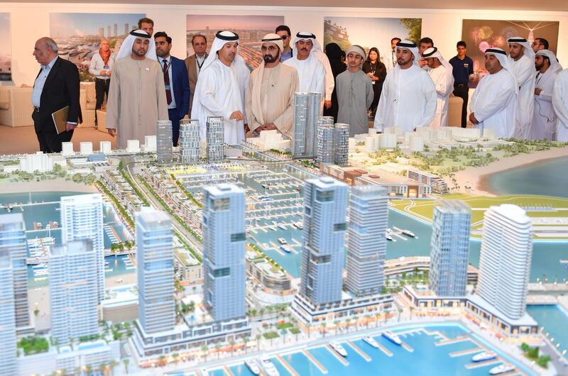 Sheikh Mohammed bin Rashid Al Maktoum, Vice President, Prime Minister and Ruler of Dubai,
visited today the 27th edition Dubai International Boat Show, being held in Dubai Canal. Wam