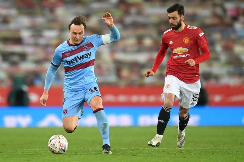 Mark Noble, 6 - The veteran was chasing shadows for large spells of the game but still put his body on the line at every available opportunity. AFP