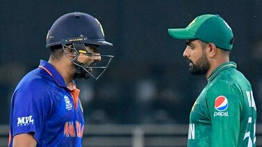India's Rohit Sharma and Pakistan's Babar Azam are set to face off in Sunday's T20 World Cup clash in New York. AFP