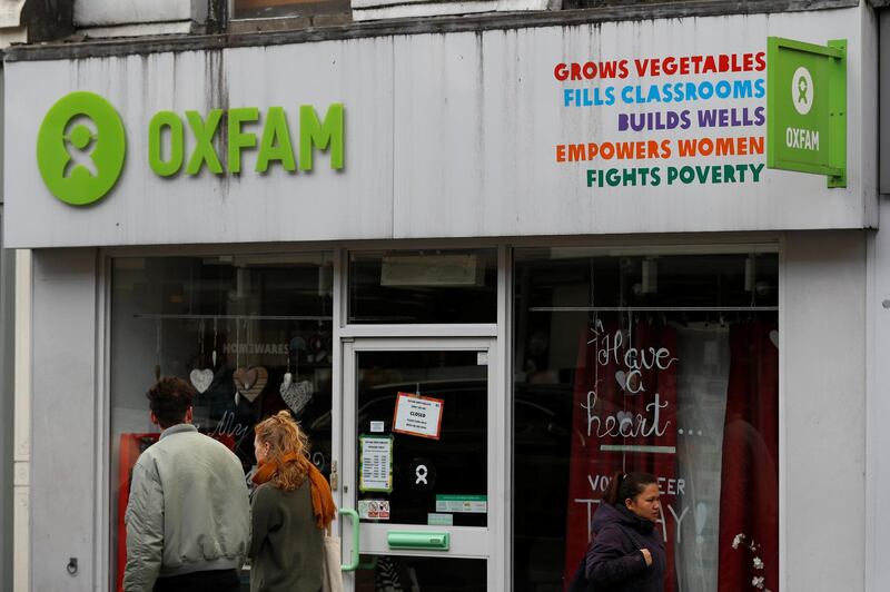 An Oxfam shop is seen, in London, Britain, February 11, 2018.  REUTERS/Peter Nicholls