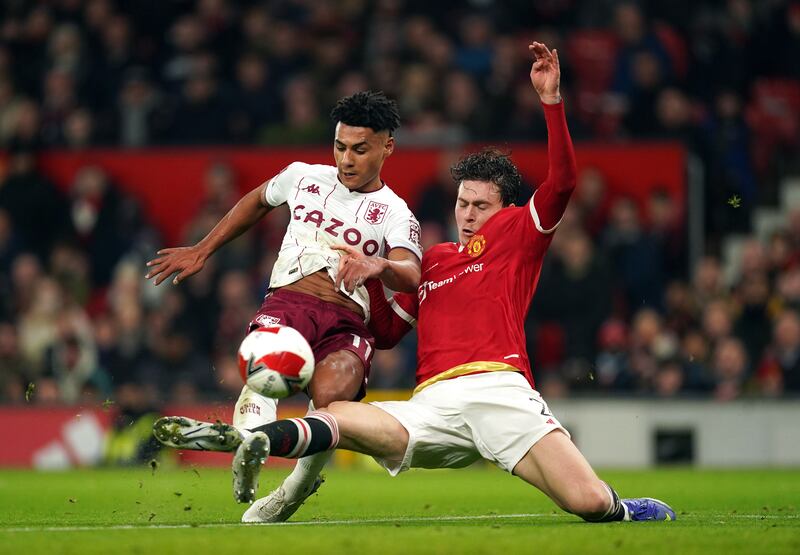 Victor Lindelof 6. Back after going off in a game with breathing difficulties five weeks ago. Terrible touch set up Watkins on 30 minutes, with the Swede let off big time after he was then beaten by Watkins. Steadied in the second, even if his team didn’t.  PA