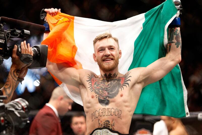 Conor McGregor is the dual UFC lightweight and featherweight champion.