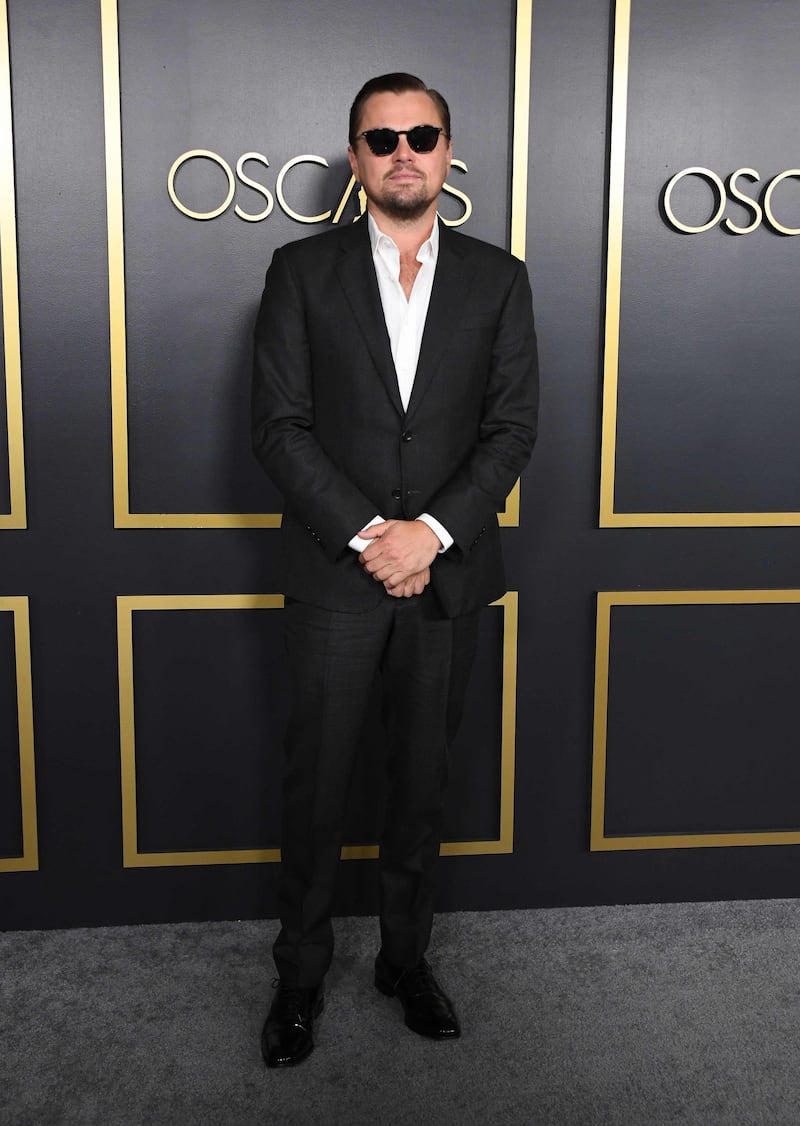 Leonardo DiCaprio arrives for the 92nd Oscars Nominees Luncheon in Hollywood, California, on January 27, 2020. AFP