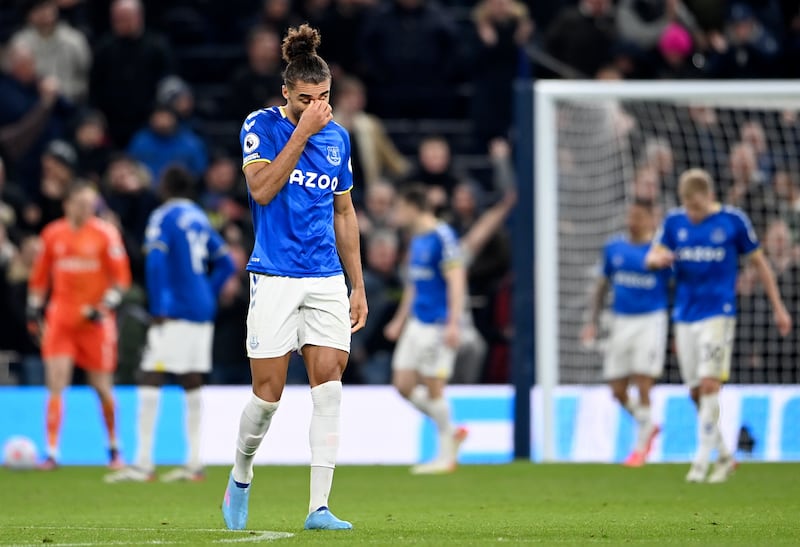Dominic Calvert-Lewin - 5, It wasn’t completely his fault as there was very little quality service, but he was largely anonymous. Made some poor touches in the first half, while he saw his shot from the edge of the box blocked before firing agonisingly wide in the second. EPA
