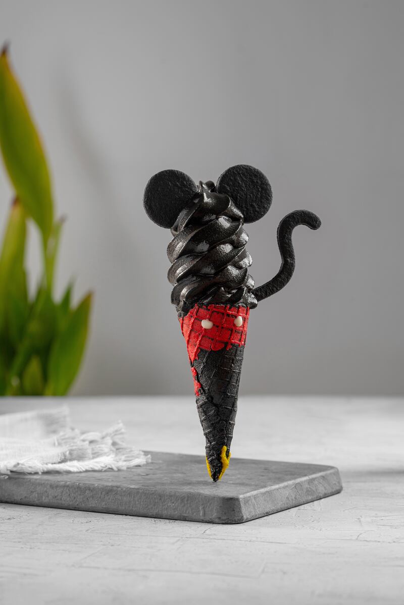 Kiki Coco, a Mickey Mouse-themed dessert, is one of the bestsellers