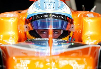 FILE PHOTO: Formula One F1 - Japanese Grand Prix 2017 - Suzuka Circuit, Japan - October 7, 2017. McLaren's Fernando Alonso of Spain during a practice. REUTERS/Toru Hanai/File Photo