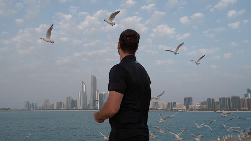 Swim 62 is replete with sprawling shots of Abu Dhabi's coastline