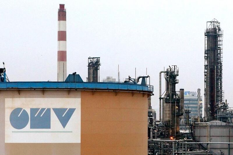Austrian energy group OMV's refinery in Schwechat. OMV has struggled with stagnant production and only recently stabilised its earnings. Reuters