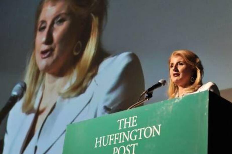 Six years after its 2005 launch, Huffington Post was sold to the multimedia giant AOL for US$315 million. Kazuhiro Nogi / AFP