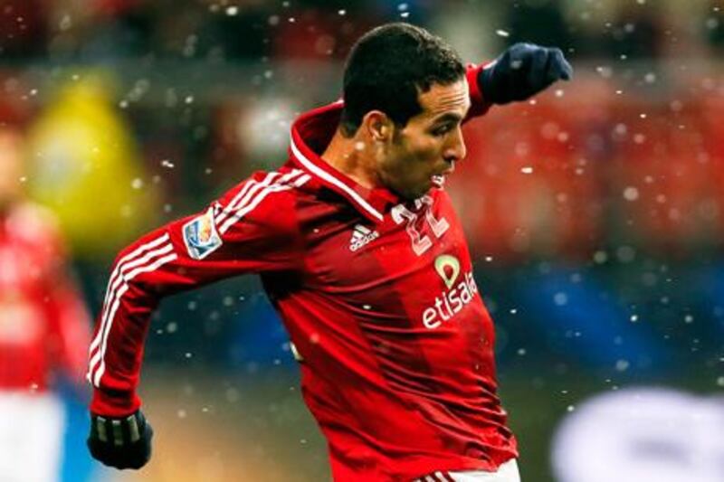 Al Ahly midfielder Mohamed Aboutrika.