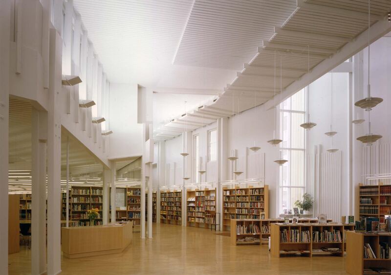 Vallila Library in Helsinki 1991. Courtesy Juha Leiviska Architects