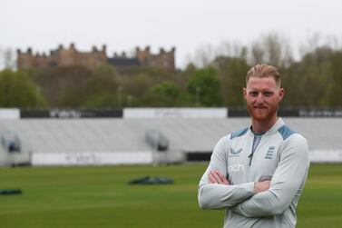 England Men’s Test Captain Ben Stokes poses for pictures at the Riverside cricket stadium, in Chest-le-Street, on May 3, 2022.  - Ben Stokes, 30, was named on April 28, 2022 as the successor to Joe Root, a close friend, in Key's first major announcement since becoming managing director of the England men's team.  (Photo by SCOTT HEPPELL  /  AFP)