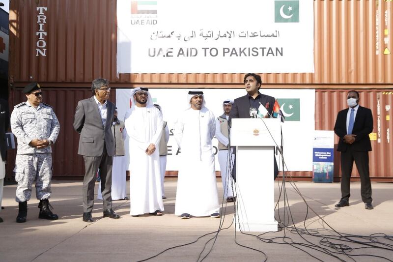 Bilawal Bhutto Zardari, Pakistan's foreign minister, thanked the UAE for its support.
