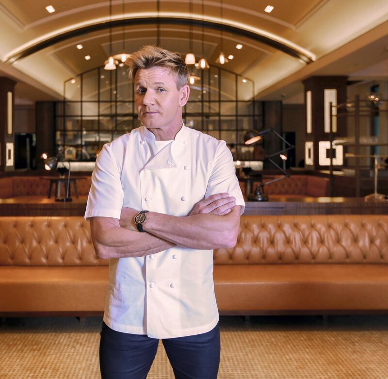 Gordon Ramsay at Bread Street Kitchen. Victor Besa for The National