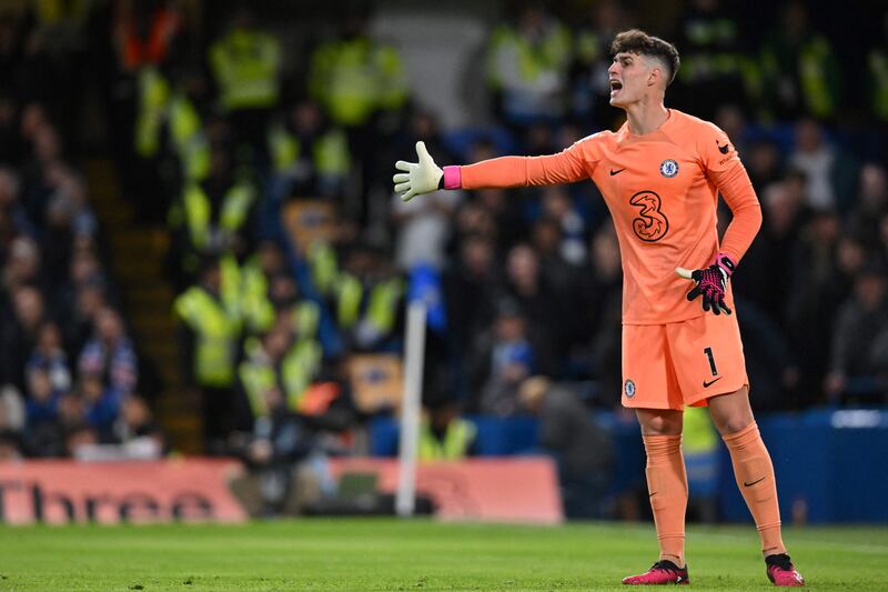 CHELSEA PLAYER RATINGS: Kepa Arrizabalaga - 5. The Spaniard wasn’t tested in the first half. He should have done better to keep out Simms’ low effort that crept past him in the 89th minute. AFP