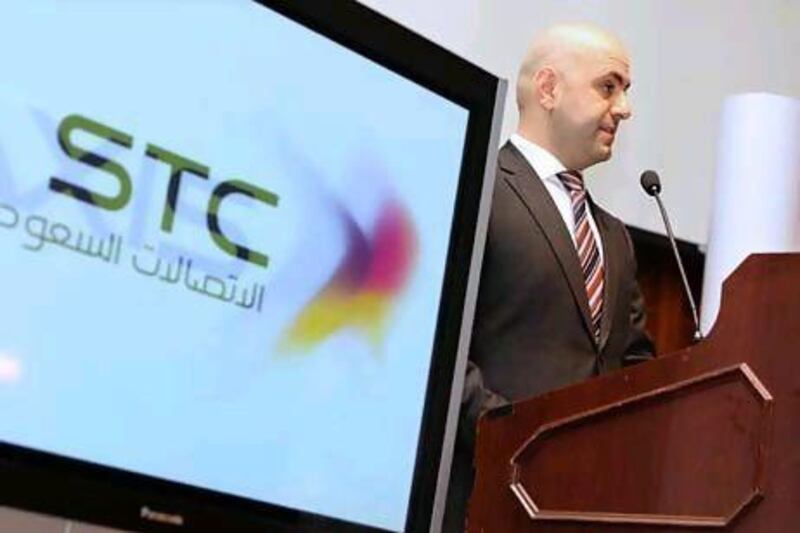 Ghassan Hasbani said a target of 50 per cent overseas operations is achievable for STC. Antonie Robertson / The National