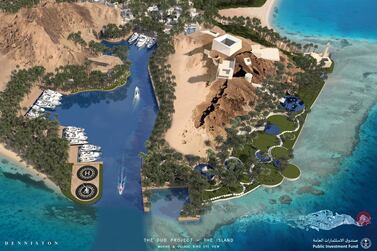 An illustration of the Amaala mega-project - one of a number of coastal and tourism schemes Saudi Arabia is developing under Vision 2030. Courtesy of the Saudi Commission for Tourism and Natural Heritage 