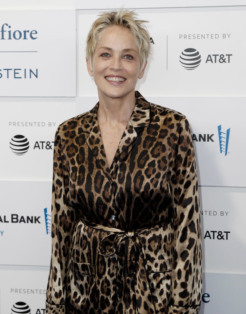 Actress Sharon Stone attends the premiere of 'In The Heights'. EPA