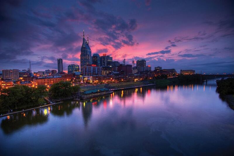 The Nashville skyline. Courtesy Nashville Convention & Visitors Corporation