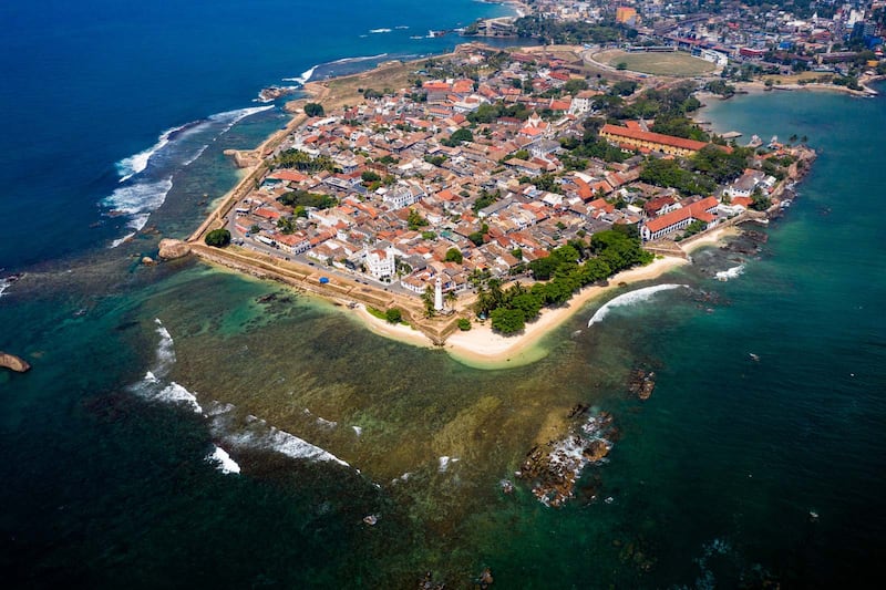 The Unesco-listed Galle Fort