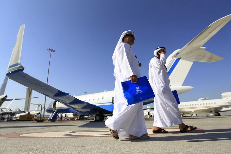 Al Maktoum International Airport in Dubai World Central is capable of moving 160 million passengers a year. The airport has been hosting Dubai's airshows for years now. Jumana El Heloueh / Reuters