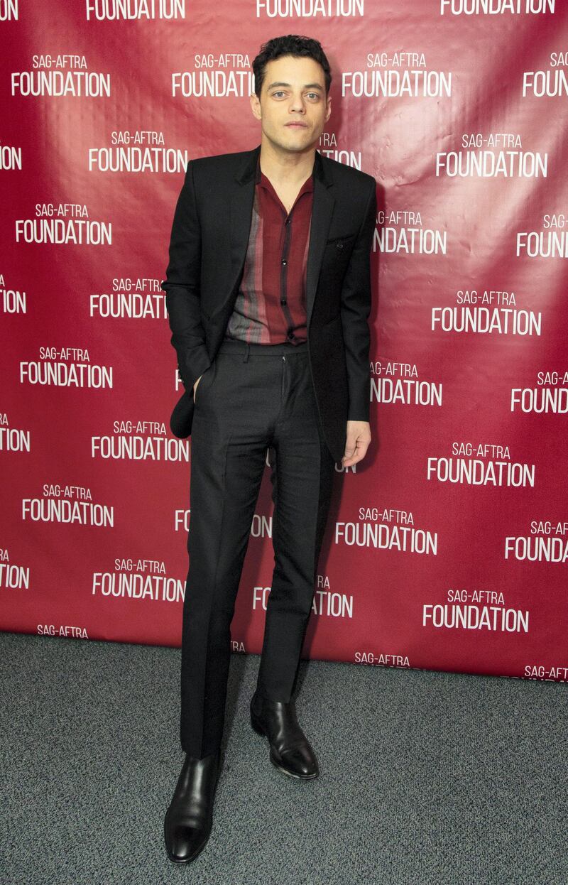 LOS ANGELES, CALIFORNIA - NOVEMBER 27: Actor Rami Malek attends SAG-AFTRA Foundation Conversations with Rami Malek at SAG-AFTRA Foundation Screening Room on November 27, 2018 in Los Angeles, California. (Photo by Vincent Sandoval/Getty Images) (Photo by Vincent Sandoval/Getty Images)