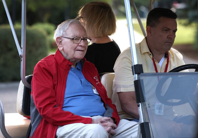 Chairman and chief executive of Berkshire Hathaway Warren Buffett completes the top five. AFP