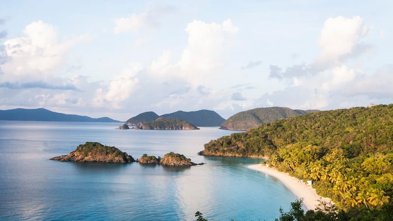 Trunk Bay is named for the leatherback turtles, which are endemic to the islands and locally known as trunks. Photo: Anne Finney / National Parks Service