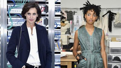Ines de la Fressange and Willow Smith. Pascal Le Segretain / Getty Images; Rindoff / Le Segretain / Getty Images