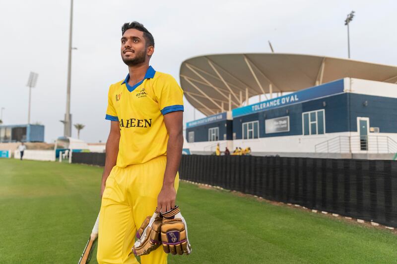 Jonathan Figy hopes his performances for Abu Dhabi in the Emirates D50 tournament can win him a return to the UAE national team. Antonie Robertson / The National
