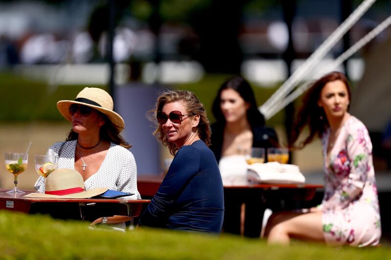 Spectators enjoy the atmosphere during the Westchester Cup. Jordan Mansfield / Getty Images