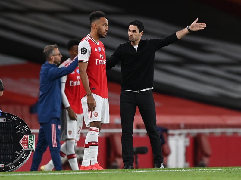 Pierre-Emerick Aubameyang (on for Nelson, 58') - 5: Arsenal's top scorer hardly touched the ball. Reuters