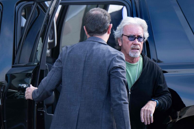 Celebrity therapist Beechy Colclough has been seen with Depp throughout most of the trial. Mr Colclough lost his license to practise therapy after a patient complaint was filed. AFP