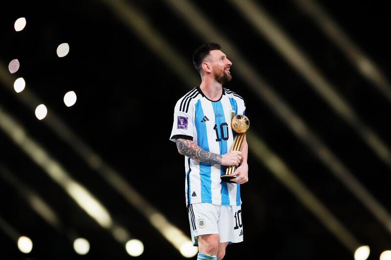 Messi also picked up the Best Player Award. EPA