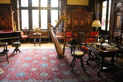 The music room in Peles Castle. Photo by Melanie Smith