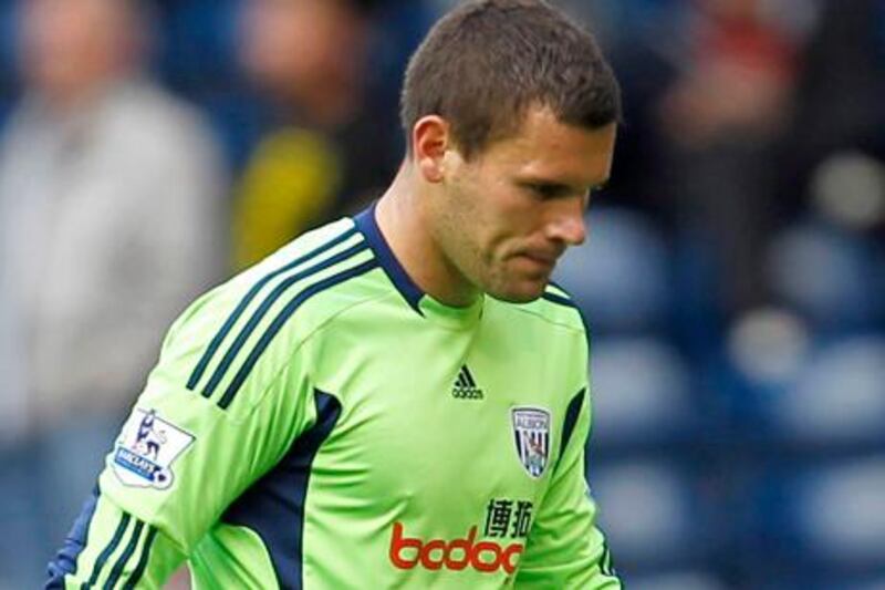 Football - West Bromwich Albion v Stoke City Barclays Premier League - The Hawthorns - 28/8/11

West Bromwich Albion's Ben Foster walks off the pitch at the end of the game

Mandatory Credit: Action Images / Jed Leicester

Livepic

NO ONLINE/INTERNET USE WITHOUT A LICENCE FROM THE FOOTBALL DATA CO LTD. FOR LICENCE ENQUIRIES PLEASE TELEPHONE +44 (0) 207 864 9000.