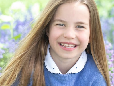 Princess Charlotte, whose seventh birthday is on Monday, was photographed by her mother, the Duchess of Cambridge, in Norfolk at the weekend. PA