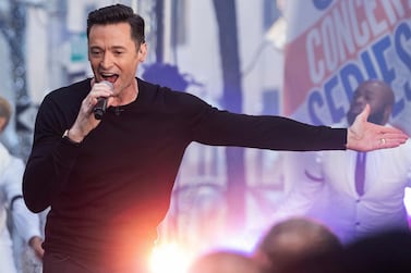 Actor and singer Hugh Jackman performs on NBC's "Today" show at Rockefeller Plaza  in New York in December 2018 (Photo by Charles Sykes/Invision/AP, File)