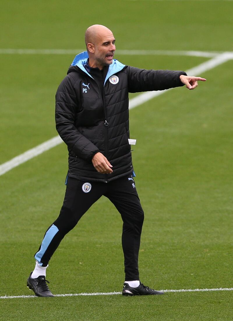 Manchester City manager Pep Guardiola. PA