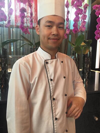 Chef Da Ni Yong, the head chef at the Royal China restaurant in DIFC. Royal China